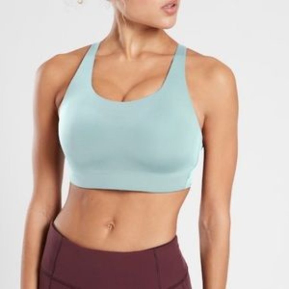 NWT Athleta Advance Bra Oasis Blue